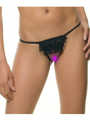 Püsküllü Bayan String Dekolteli