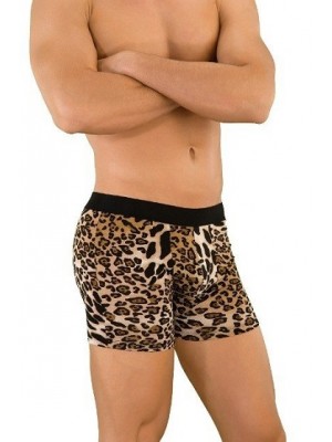 Erkek İçin Leopar Desenli Fantezi Boxer
