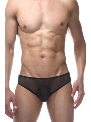 Kalça Dekolteli Erkek Slip