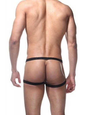 Erkek Erotik Siyah Deri Slip