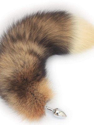 Tilki Kuyruklu Metal Anal Plug