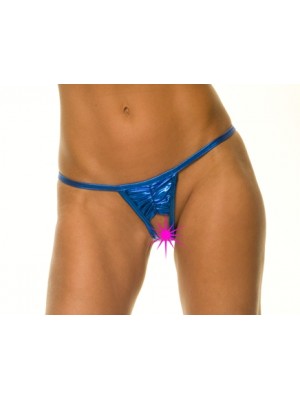 Saks Mavisi Önden Dekolteli KadınString